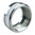 Knurled Retaining Nut, 1 inch, Stainless Steel, 1 each