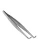 Forceps, bent pointed end, 130mm, 1 each