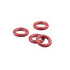O Ring, super soft silicone, for 7mm Bottom Feed Connector, 4 pack