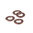 Copper Gasket Seal, 10mm OD x 5mm ID, for BFC, 4 pack